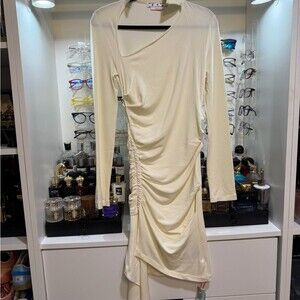 embellished beige dress Little Star Embellished Mini Dress Beige